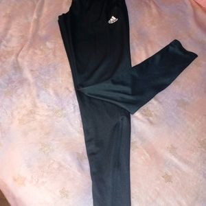 Women's size small Adidas track pants with zippers